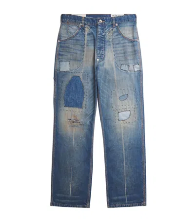 Gallery Dept. Straight Bare Knuckle Jeans In Blue