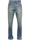 Gallery Dept. Zip Jeans In Blue