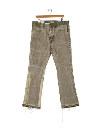 Pre-owned Gallery Dept. Straight-leg Jeans In Gray