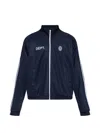 Gallery Dept. Logo-embroidered Zip-up Sweatshirt In Blue