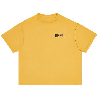 Pre-owned Gallery Dept. Student Coach Reversible Tee 'gold Yellow' | Men's Size M