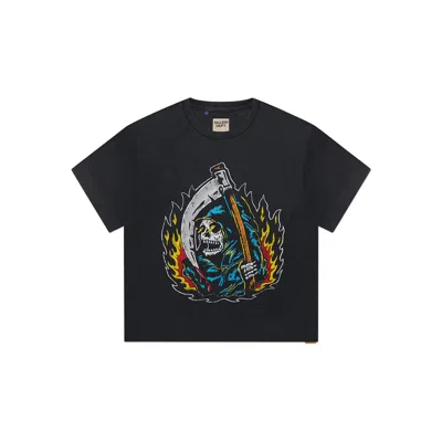 Gallery Dept. Mens Vintage Black Big Reaper Graphic Cotton-jersey T-shirt Xl In Animal Print