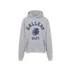 Gallery Dept. Hooded Grey Sweatshirt With Bold Graphic Print In Grey