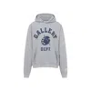 Gallery Dept. Hooded Grey Sweatshirt With Bold Graphic Print In Grey