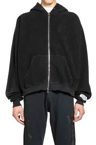 Gallery Dept. Hooded Sweatshirt With Front Pockets And Long Sleeves In Black