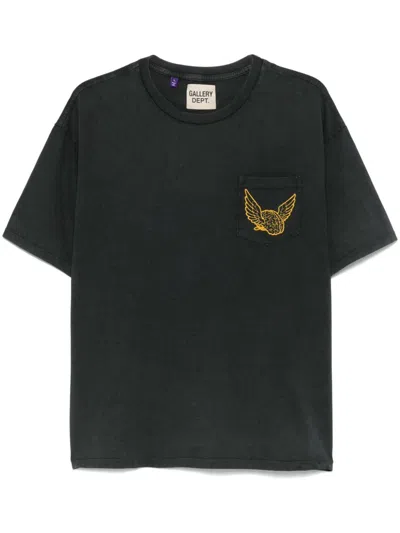 Gallery Dept. T-shirt Mit Grafischem Print In Black