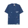 Gallery Dept. Vintage Logo Painted T-shirt In Blue