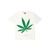 Gallery Dept. Weed Crewneck T-shirt In White