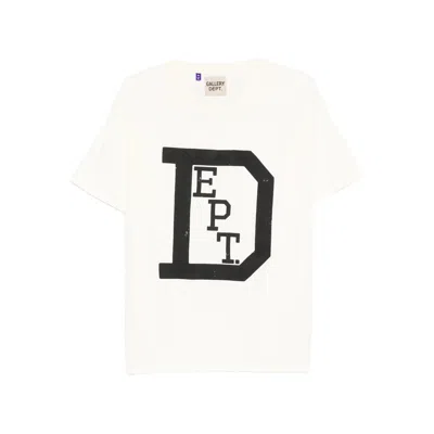 Gallery Dept. University Logo-print Cotton-jersey T-shirt In Neutral