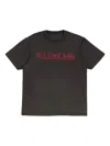 Gallery Dept. Text-print Reversible T-shirt In Black