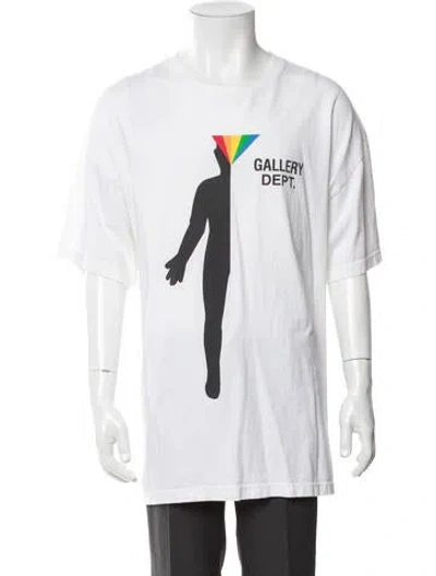 Pre-owned Gallery Dept. The Art Of Self Reflection Graphic Print T-shirt In White