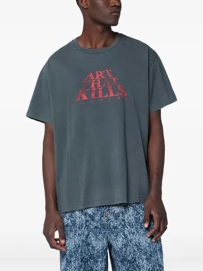 Gallery Dept. The Force Logo-print T-shirt In Black