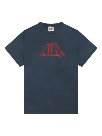 Gallery Dept. The Force Logo T-shirt In Blue