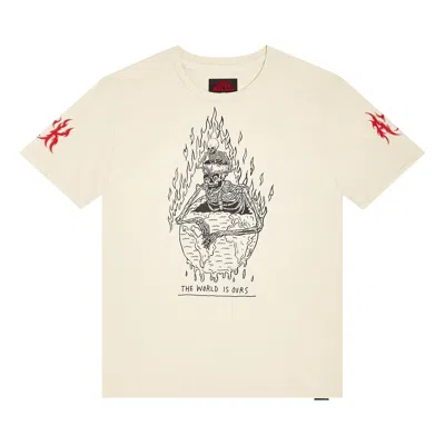 Pre-owned Gallery Dept. The World Is Ours Tee 'archival White' | Men's Size M