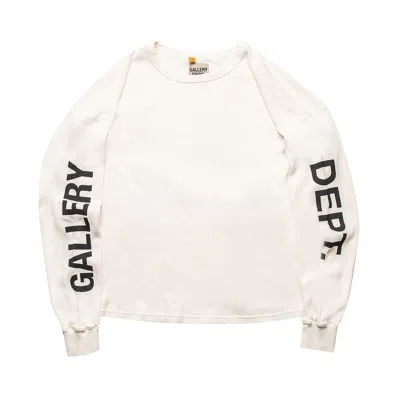Pre-owned Gallery Dept. Thermal 'creme' | Cream | Men's Size Xl In White