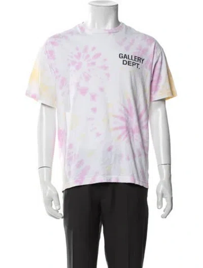 Pre-owned Gallery Dept. Tie Dye Tie-dye Print T-shirt In Black