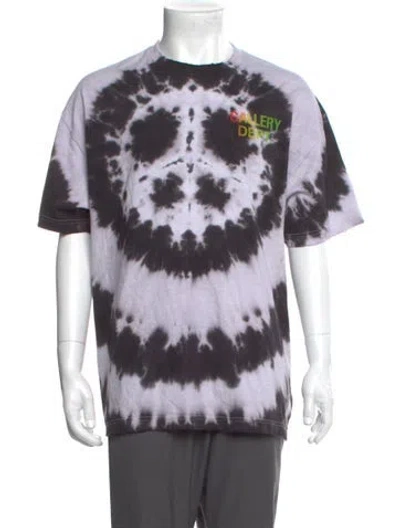 Pre-owned Gallery Dept. Tie-dye Logo Tie-dye Print Shirt In Black