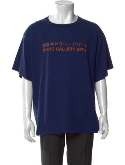 Pre-owned Gallery Dept. Tokyo Graphic Print T-shirt In Blue
