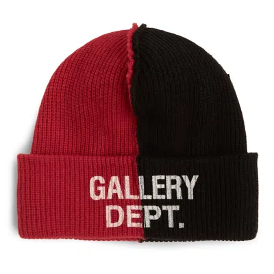 Pre-owned Gallery Dept. Topanga Beanie In Black/red