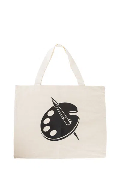 Gallery Dept. Tote Bags In Beige