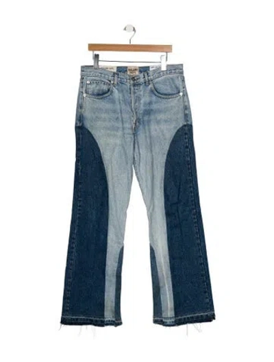 Pre-owned Gallery Dept. Trent Baggy Bootcut Jeans In Burgundy