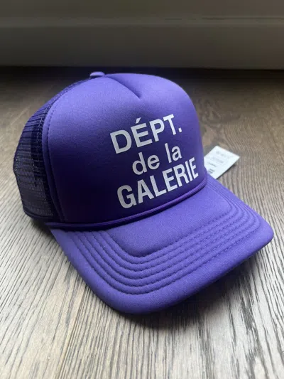 Pre-owned Gallery Dept. Trucker Hat In Purple