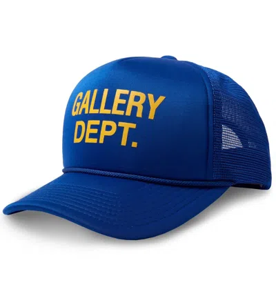 Pre-owned Gallery Dept. . Trucker Hat Royal Blue