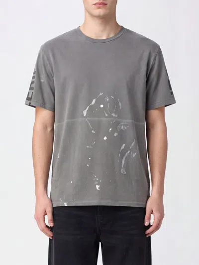 Gallery Dept. T-shirt Men Color Green In Gray