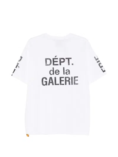 Gallery Dept. T-shirt With Logo In White
