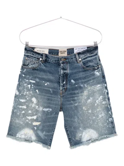 GALLERY DEPT. VENTURA PAINT-SPLATTER FRAYED SHORTS