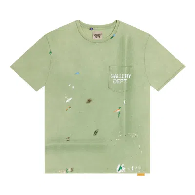 Pre-owned Gallery Dept. Vintage Logo Painted Tee 'light Green' | Men's Size M