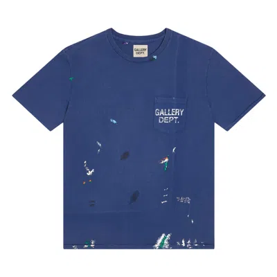 Pre-owned Gallery Dept. Vintage Logo Painted Tee 'navy' | Blue | Men's Size M