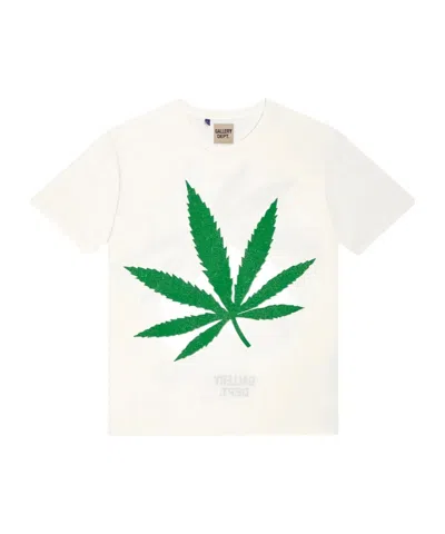 Gallery Dept. Weed Crewneck T-shirt In White