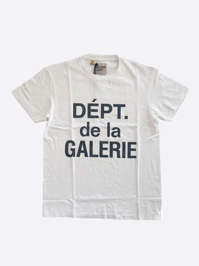Pre-owned Gallery Dept. White & Black Large French Logo T-shirt