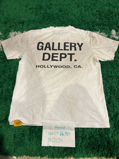 Pre-owned Gallery Dept. White Gallery Dept Hollywood Tee