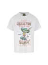 Gallery Dept. Dont Die Graphic Text Crew Neck T-shirt In White