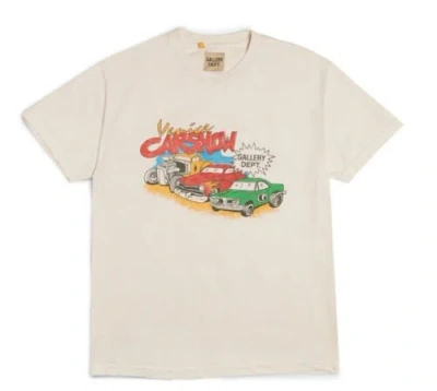 Pre-owned Gallery Dept. White ‘venice Car Show' Logo Cotton T-shirt - Men's. Pick Size