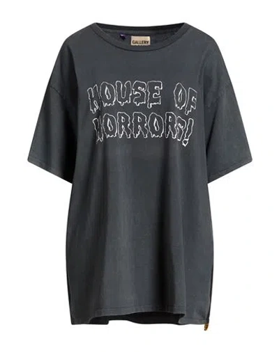 Gallery Dept. Woman T-shirt Charcoal Size Xxl Cotton In Gray