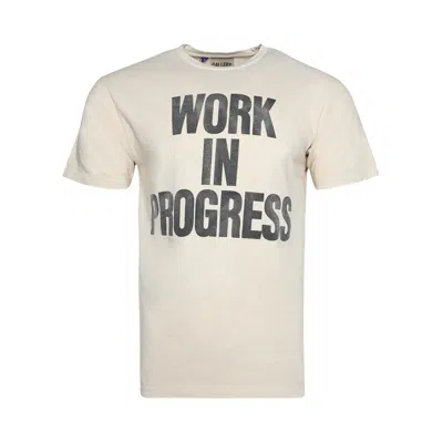Pre-owned Gallery Dept. Work In Progress Tee 'antique White'