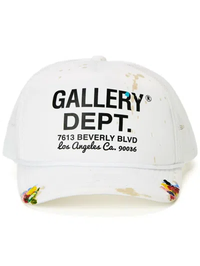 Gallery Dept. Workshop Logo-print Trucker Cap In White