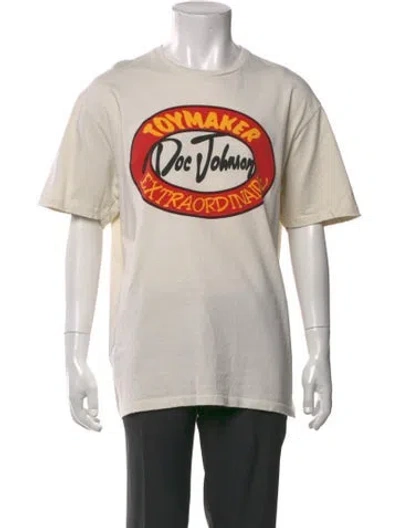 Pre-owned Gallery Dept. X Doc Johnny Graphic Print T-shirt In Neutrals