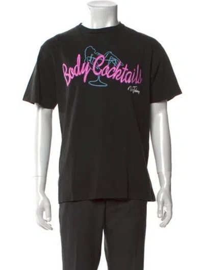 Pre-owned Gallery Dept. X Doc Johnson 'body Cocktails' Graphic Print T-shirt In Black