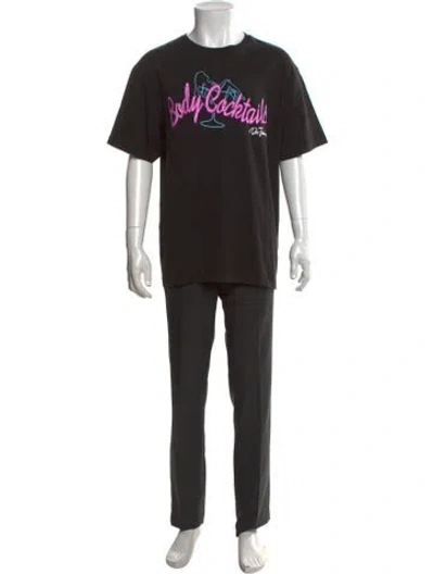 Pre-owned Gallery Dept. X Doc Johnson Body Cocktails Graphic Print T-shirt In Black