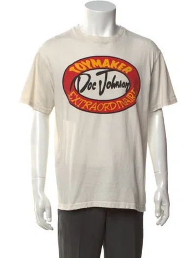 Pre-owned Gallery Dept. X Doc Johnson Graphic Print T-shirt In Neutrals