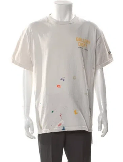 Pre-owned Gallery Dept. X Firsthand 1 Year Anniversary Graphic Print T-shirt In Neutrals