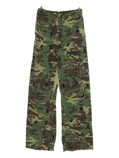Gallery Dept. X Josué Thomas Camouflage-pattern Track Pants In Green