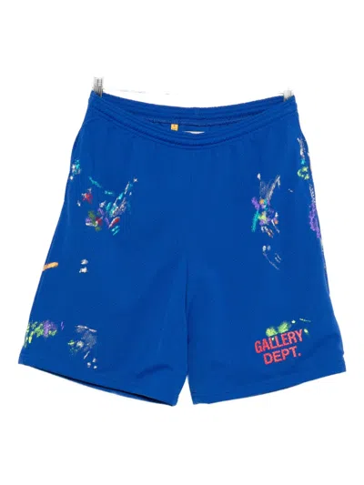 Gallery Dept. Elastic Waist Shorts In Blue