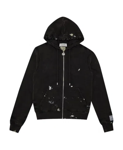 Gallery Dept. X Lanvin Paris Logo Casual Jacket In Black