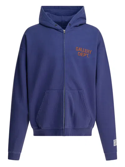 Gallery Dept. Long-sleeved Zip-up Sweatshirt In Purple