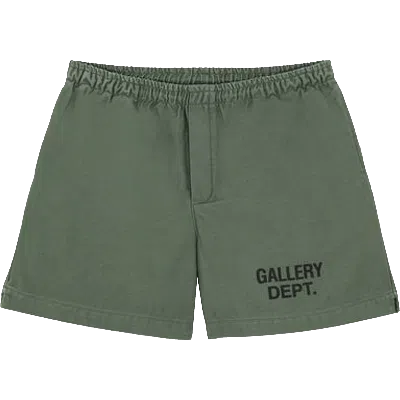 Pre-owned Gallery Dept. Zuma Short 'olive' In Green